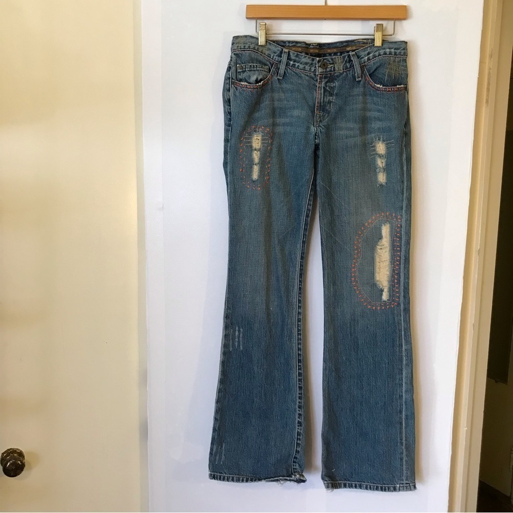 Switch USA Size 29 Embroidered Boho Jeans